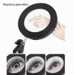 Picture of 8X Magnifying Glass Lamp Beauty Nail Tattoo Repair Office Reading Lamp, Colour: With Magnifying Glass (Black)