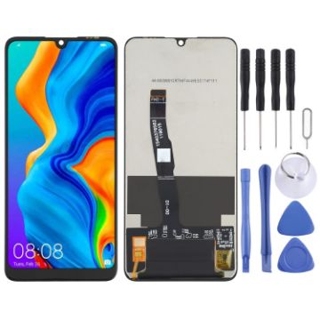 LCD Screen and Digitizer Assembly for Huawei P30 Lite - Black - 1