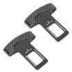 Picture of 2 in 1 Car Carbon Fibre Safety Seat Belt Buckle Clip