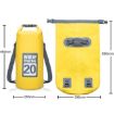 Picture of Outdoor Waterproof Dry Dual Shoulder Strap Bag Dry Sack, Capacity: 20L (Black)