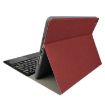 Picture of RK508C Detachable Magnetic Plastic Bluetooth Keyboard with Touchpad + Silk Pattern TPU Tablet Case for iPad 9.7 inch, with Pen Slot & Bracket (Red)