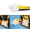 8 pin Male to 8 pin Female Power Extension Cable - Extend Your Power Connection - 3