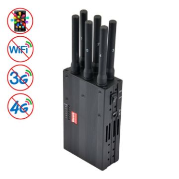 Picture of GSM / CDMA / DCS / PCS / 3G / 4G / Wifi Mobile Phone Signal Breaker / Jammer / Isolator, Coverage: 20meters (JAX-121A-6D)