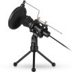 Picture of Yanmai PS-3 Mini Portable Microphone Anti-network Shockproof Desktop Stand (Black)