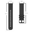 Amazfit GTR 2e 22mm Black Silicone Watch Band - 6