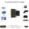 Gold Plated HDMI 19Pin Female to DVI 24+1 Pin Male Adapter - Black - 3