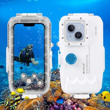 PULUZ 40m Waterproof Diving Case for iPhone 15 Pro/14/13/12 - 1