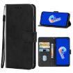 For Honor X8 5G Leather Phone Case - Black - 1