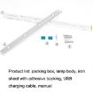 Picture of Ultra-thin Smart LED Human Body Sensor Light Bar, Length: 40cm (Space Silver)