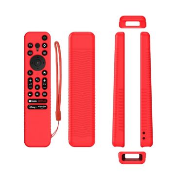 Picture of Y56 Voice Remote Silicone Anti-Fall Protective Case For Sony RMF-TX800U/C/P/T/900U (Red)
