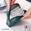 Picture of XH8214 Portable Sanitary Napkin Storage Bag Large Capacity Waterproof Coin Bag (Cherry Pink)