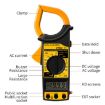 Picture of ANENG DT266 Automatic High-Precision Clamp Multimeter with Buzzer (Yellow)