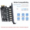 Picture of PCE7USB-R05 PCI-E To USB 3.2 GEN1 7-Port 19PIN Expansion Card Super Speed 5Gbps