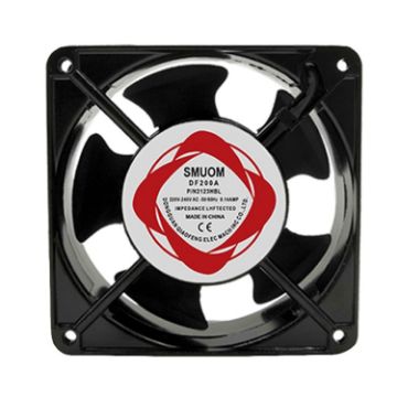 Picture of 12cm 220V Cabinet Solder Smoke Exhaust Cooling Fan (Black)