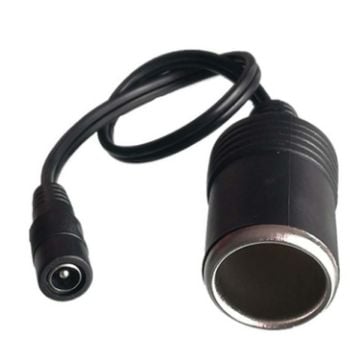 Picture of DC 5.5 x 2.1 mm Plug To Cigarette Lighter Mother Seat With DC Power Cord