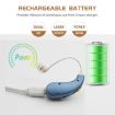 Portable Rechargeable Invisible Hearing Aid US Plug Gold - 4