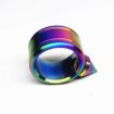 Picture of 2 PCS Stainless Steel Self-Defense Ring Outdoor EDC Personal Protection Tool (Colorful Ring)