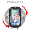 Picture of Waterproof Mountain Bike Phone Holder, Touch Screen, Motorcycle Electric Vehicle Navigation Bracket, Shade, Handlebars (Black)