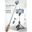 Picture of L02 100cm Multi-function Adjustable Bluetooth Self-timer Pole Tripod Selfie Stick (Black)