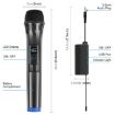Picture of PULUZ UHF Wireless Dynamic Microphone with LED Display, 3.5mm Transmitter (Black)
