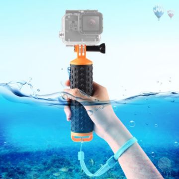 Picture of PULUZ Floating Handle Hand Grip for GoPro HERO10/9/8/7/6/5, Xiaoyi & Action Cameras (Orange)