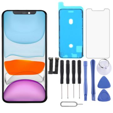 LCD Screen for iPhone 11 with Digitizer - Full Assembly (Black) - 1