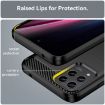 T-Mobile REVVL 6 Pro 5G Carbon Fiber TPU Phone Case - Black - 6