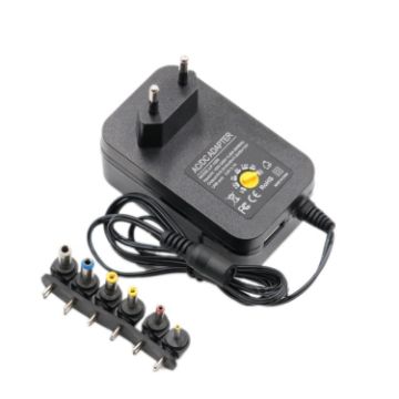 Picture of 3V 4.5V 5V 6V 7.5V 9V 12V 2A 2.5A AC DC Adapter Adjustable Power Adapter Universal Charger Power Supply 30W (EU Plug)