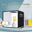 PULUZ 25cm Folding Ring Light Studio Tent Box with Backdrops - 2