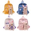 Picture of Cartoon Rabbit Early Education Children School Bag Casual Backpack (Pink)