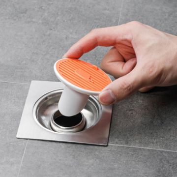 Picture of Sewer Deodorant Magnetic Suction Floor Drain Cover, Size: 3cm (Orange)