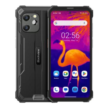 Picture of Blackview BV8900 Rugged Phone, Thermal Imaging Camera, 8GB+256GB, IP68/IP69 Waterproof, 6.5" Android, MediaTek Helio P90, NFC (Black)