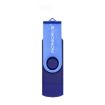128GB USB 2.0 MicroDrive Dual-use OTG Metal U Disk Blue - 1