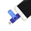 128GB USB 2.0 MicroDrive Dual-use OTG Metal U Disk Blue - 3