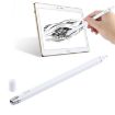 Picture of Rechargeable Touch Screen Stylus Pen - 2.3mm Metal Nib - iPhone, iPad, Samsung - For Smartphones/Tablets (White)