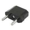 Picture of US to EU Plug Charger Adapter, Travel Power Adapter with Europe Socket Plug (Black)