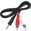 3.5mm Stereo to RCA Male Audio Cable, 1.5m Length - 2