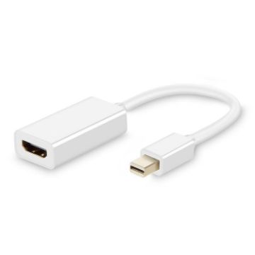Mini DisplayPort to HDMI Female Adapter Cable - White - 1