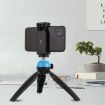 Picture of PULUZ Selfie Sticks Tripod Mount Phone Clamp with 1/4 inch Screw Holes & Cold Shoe Base (Black)