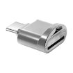 Picture of USB-C / Type-C 3.1 to Micro SD Card (TF Card) Reader Adapter (Silver)