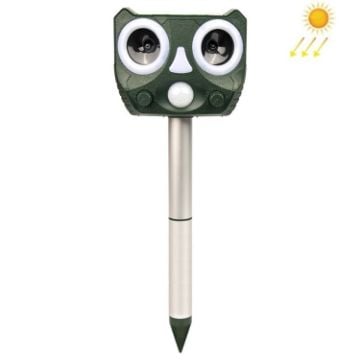 Picture of 119A Outdoor Solar Ultrasonic Insect Repellent Animal Repellent (Green)
