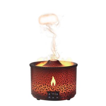 Picture of Volcanic Essential Oil Aroma Diffuser Ultrasonic Air Humidifier, Model: Full Split Remote Control (US Plug)