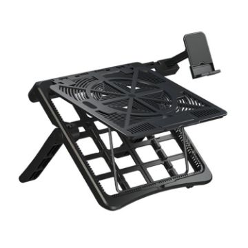 Picture of Multifunctional Folding Laptop Desktop Heat Dissipation Heightening Bracket (Black)