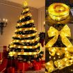 10m 100LEDs Christmas Tree Decoration Lights Gold-Colorful - 6