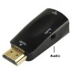 Full HD 1080P HDMI to VGA Adapter for HDTV - Black - 2