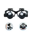 Picture of 9892G1 10X/20X Binocular Glass Type Maintenance Magnifier with LED Light