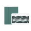 Picture of For iPad 10th Gen 10.9 2022 YA10B Lambskin Texture Bluetooth Keyboard Leather Tablet Case with Pen Slot (Dark Green)