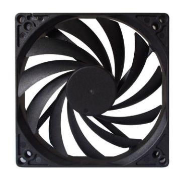 Picture of FANNER Ice Soul F10015 Desktop Computer Radiator PWM Intelligent Speed Regulation Ultra-thin Chassis Fan (Black)
