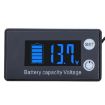 Picture of Digital Display DC Voltmeter Lead-Acid Lithium Battery Charge Meter, Color: Blue+Temperature