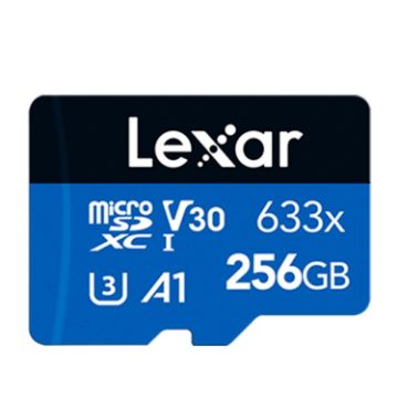 Picture of Lexar 633x 256GB High-speed Mobile Phone Camera Memory TF Card Switch Expansion Driving Recorder Dedicated Storage Flash Memory Card